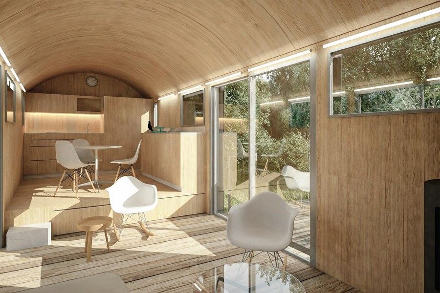 ACONDICIONAMIENTO VAGÓN DE TREN PARA VIVIENDA   