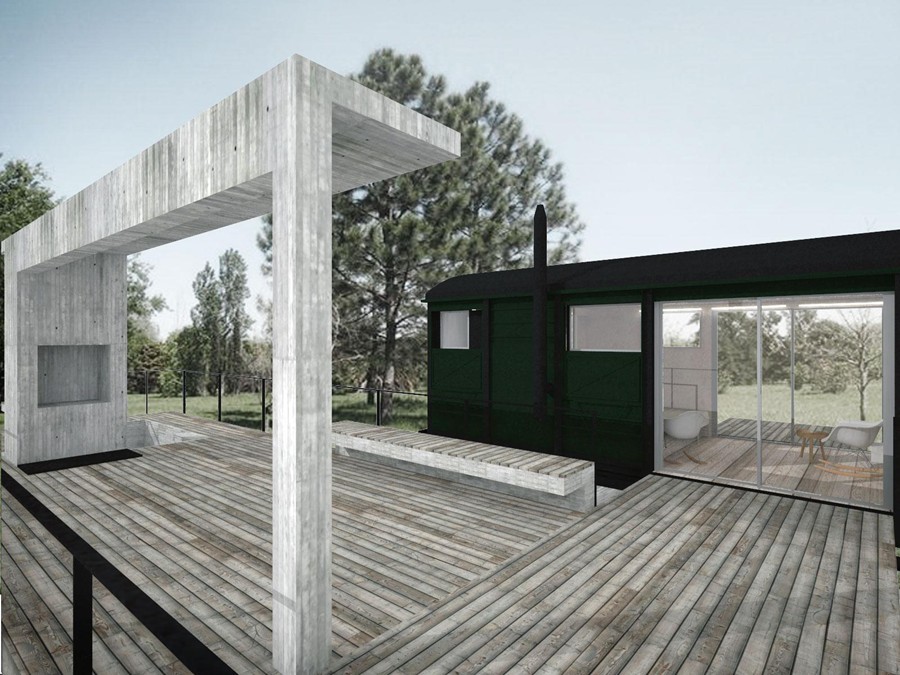 ACONDICIONAMIENTO VAGÓN DE TREN PARA VIVIENDA   