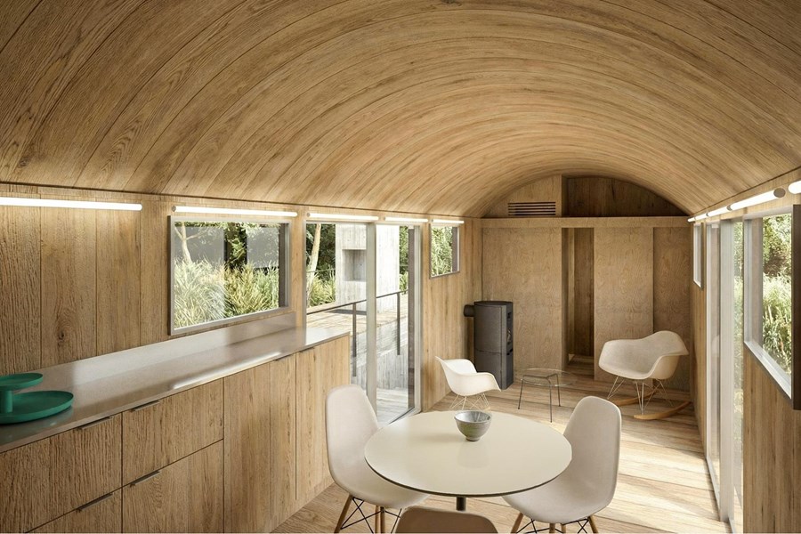 ACONDICIONAMIENTO VAGÓN DE TREN PARA VIVIENDA   