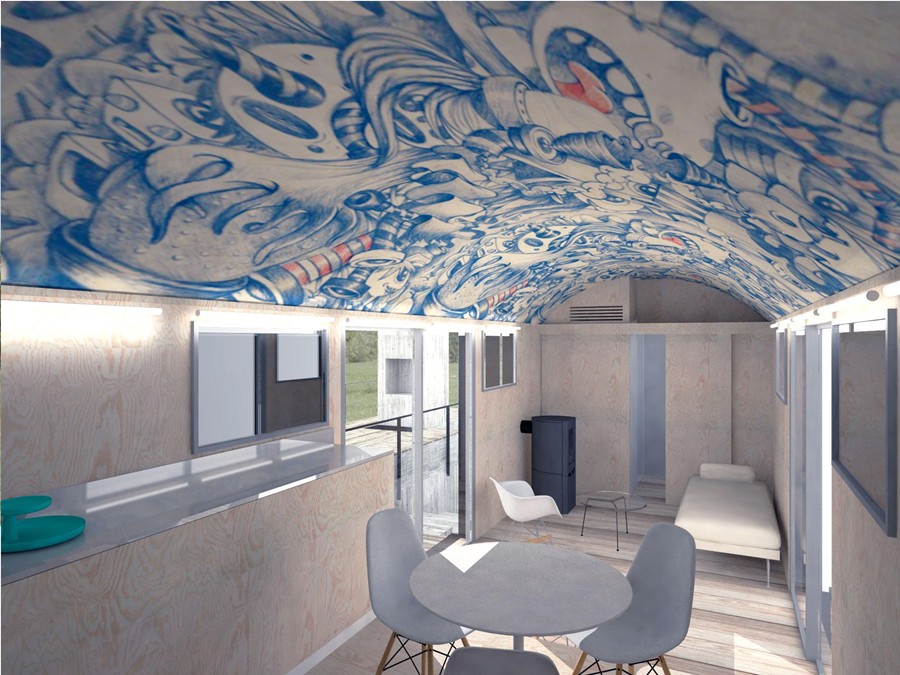 ACONDICIONAMIENTO VAGÓN DE TREN PARA VIVIENDA   