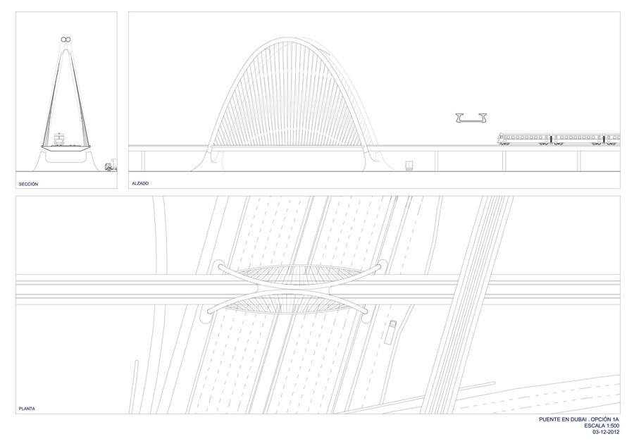 PUENTE FERROVIARIO EN DUBÁI