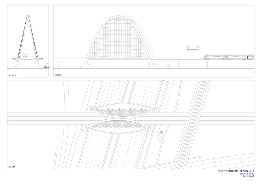 PUENTE FERROVIARIO EN DUBÁI