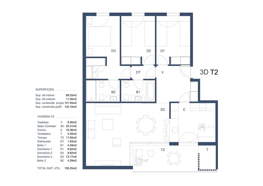 VIVIENDA TIPO PROMOCIÓN ALICANTE